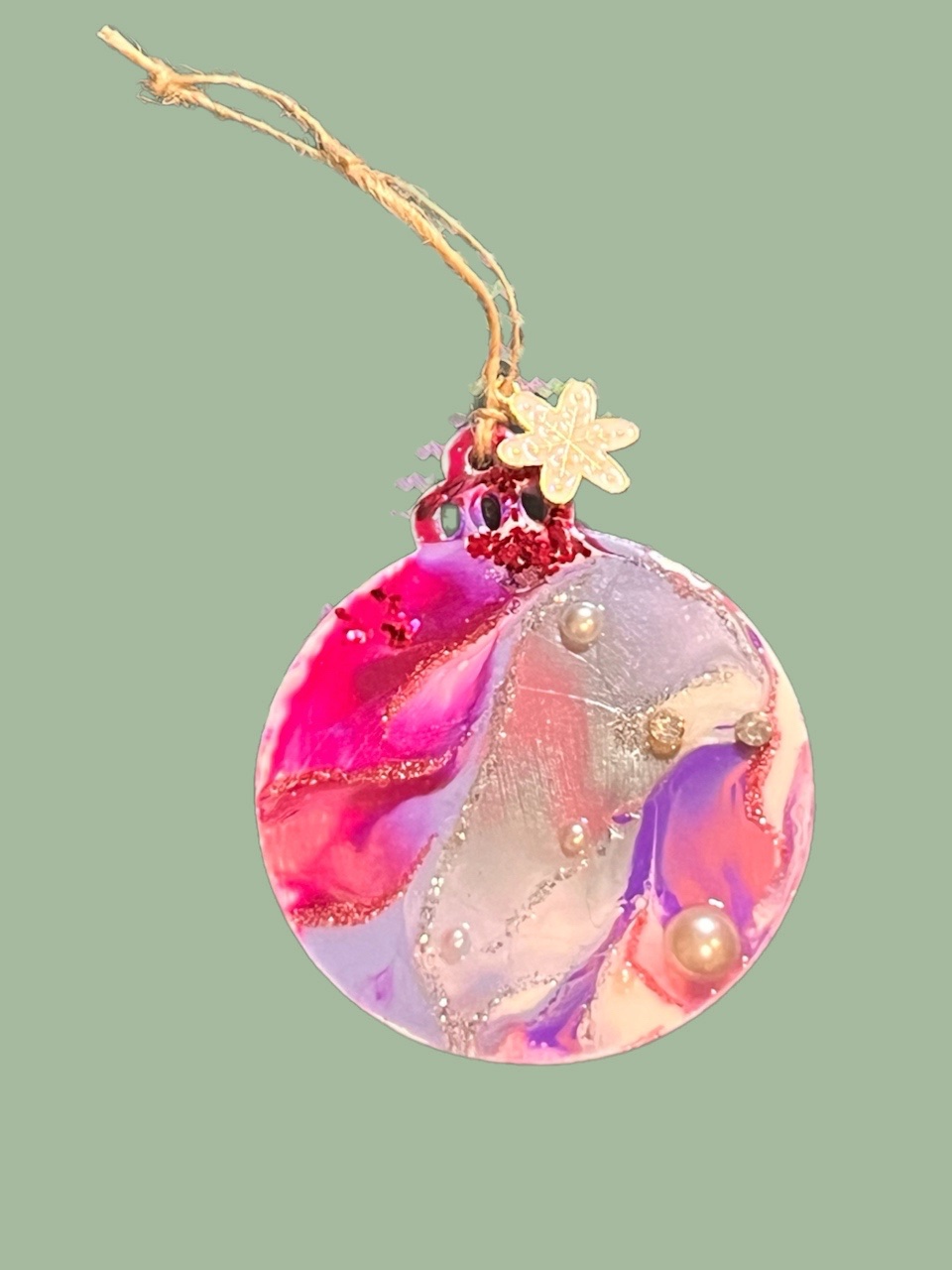 Bauble No. 14, Fusia Purple 14, front