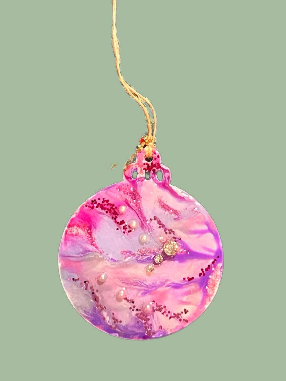 Bauble No. 15, Fusia Purple, front