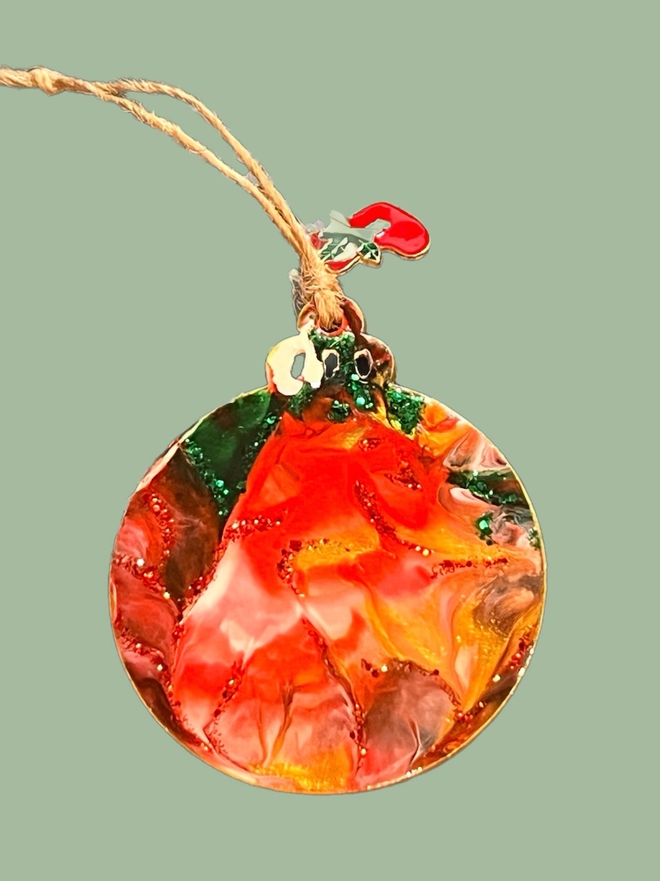 Bauble No. 18, Christmas Colours 18, front