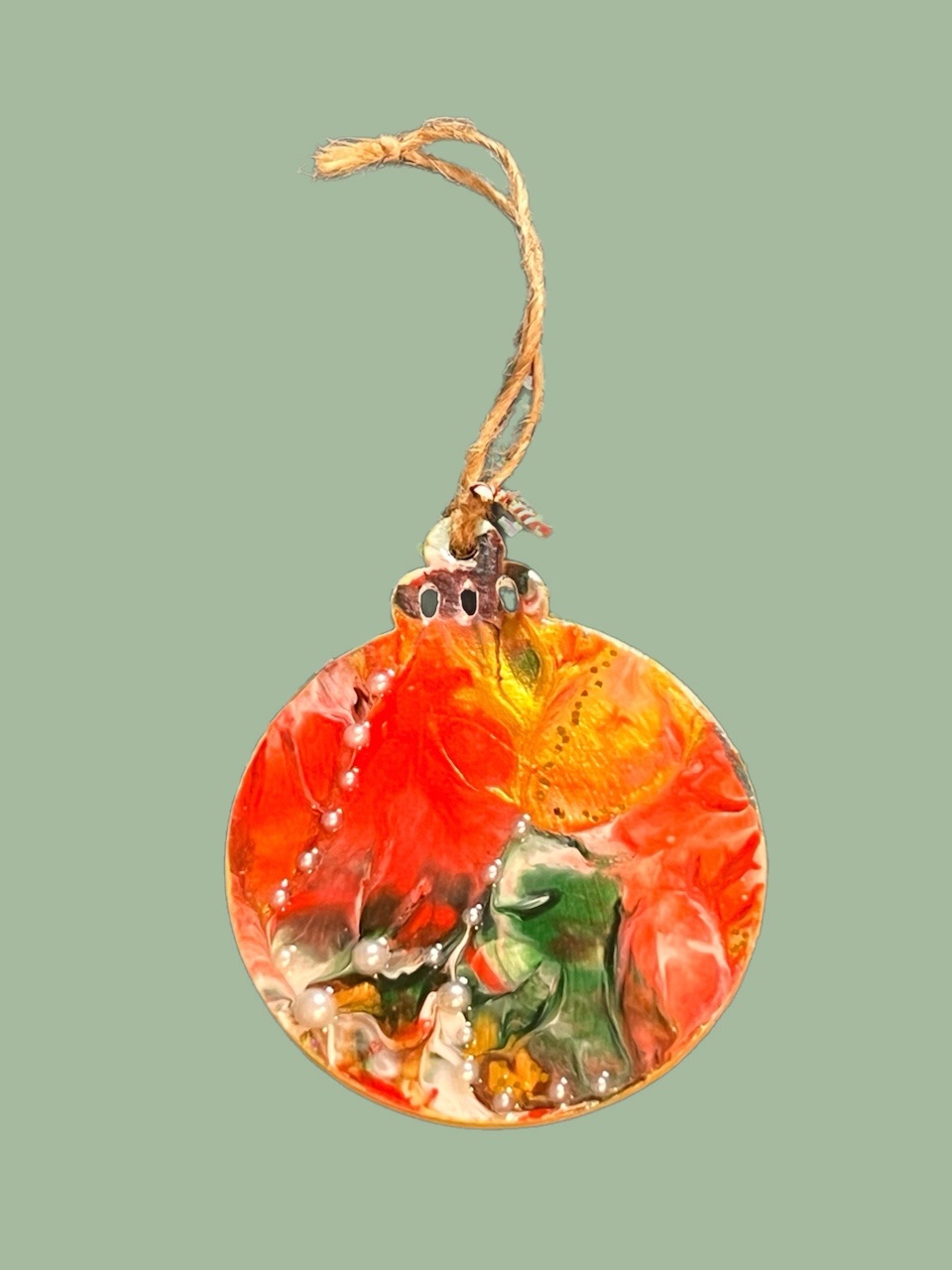 Bauble No. 19, Christmas Colours 19, front
